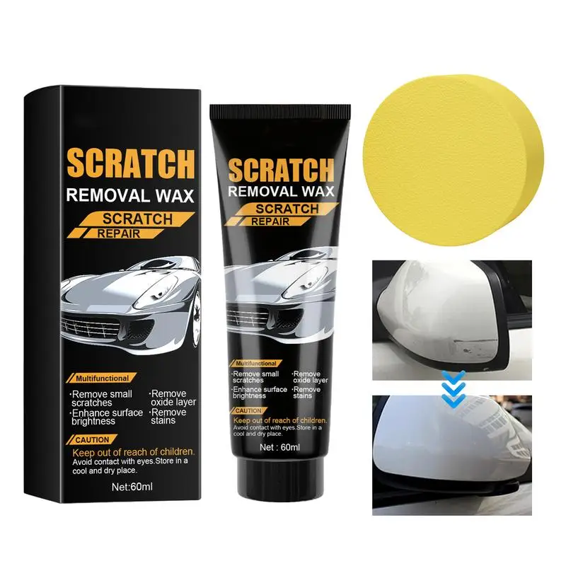 

Car Wax Scratch Remover Car Wax Polish Liquid 60ml Quik 1 Step Multifunctional Car Scratch Remover For Cars Trucks SUVs