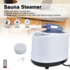 1000W Household Sauna Room Steamer Sauna Steamer Pot Machine Portable Sauna Steam Generator Fumigation Machine H 2