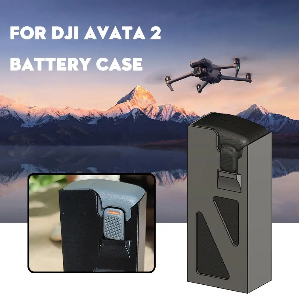 

for dji AVATA 2 Battery Case 3D Printing Accessories Suitable for dji AVATA 2 Battery Protection Case W9Y4