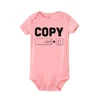 Copy Paste Twin Newborn Toddler Jumpsuit Ctrl+c Ctrl+v Print Funny Baby Clothes Boy Girl Short Sleeve Romper Infant Shower Gift 5