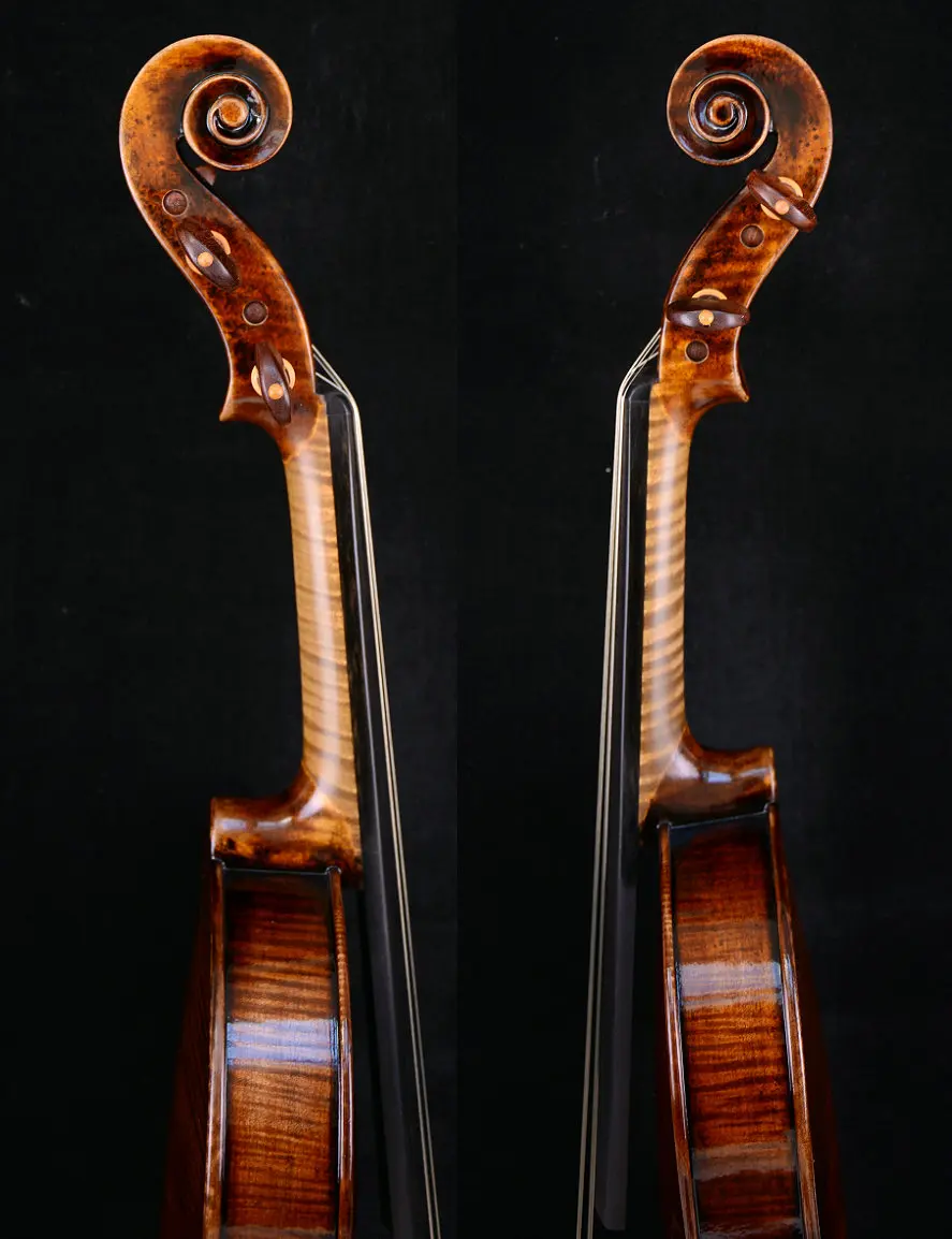 Actual Photo Outstanding Sounding Violin Stradivari Violin Master Wang's Own Work No. W70