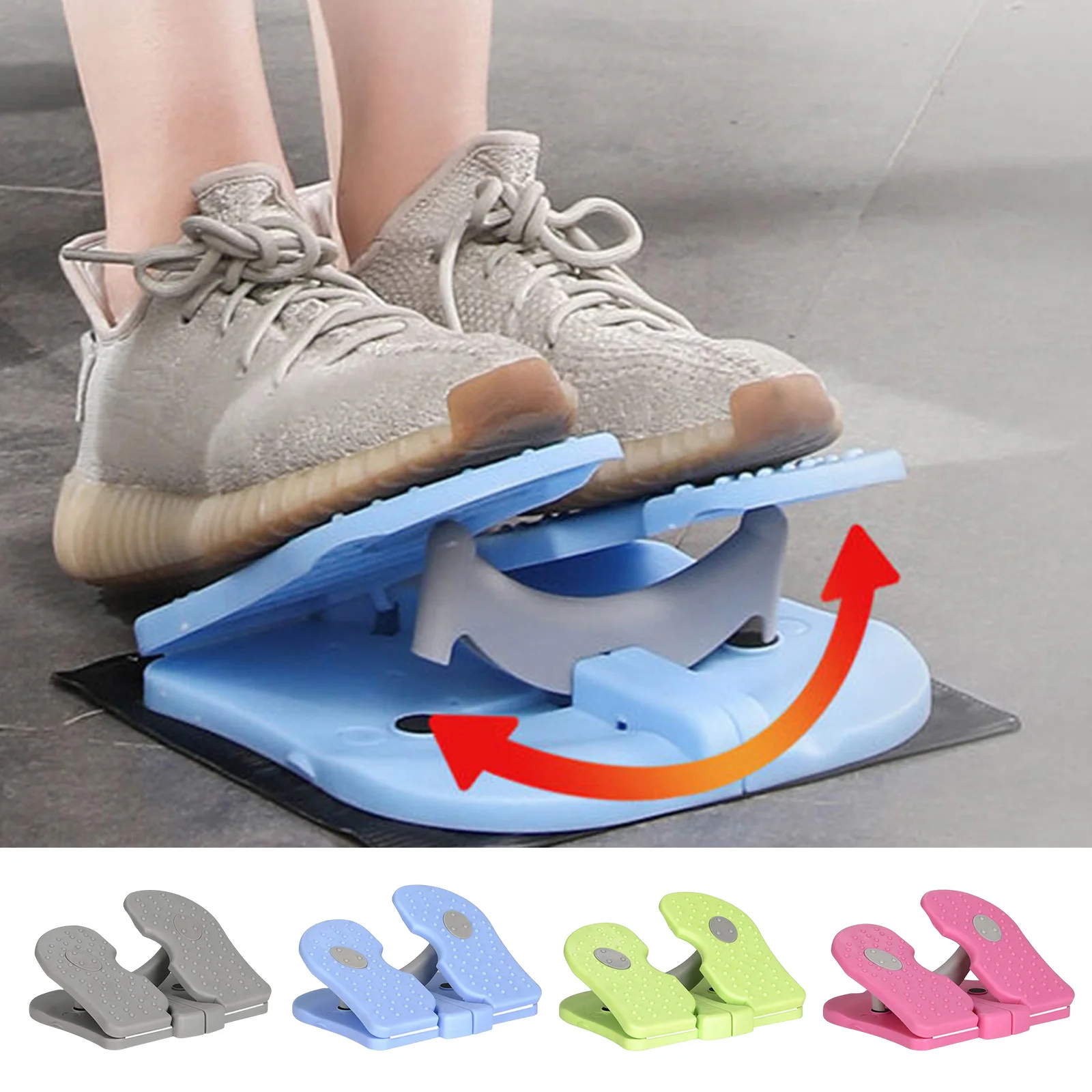Compact Foldable Standing Leg Stretch Board - Non-Slip Fitness Equipment