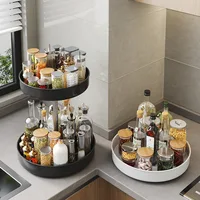 Stainless Steel Rotateable Spice Storage Rack