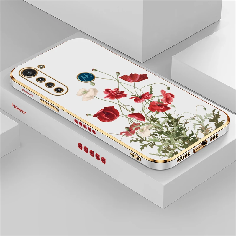 Durable Silicone Shockproof Power Flower Phone Case