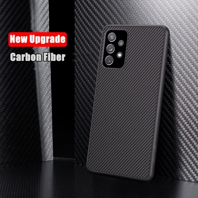 Custodia In Carbonio Per Samsung Galaxy A54 A34 A52 A52S A53 A32 A73 A12 A22 A51 A71 A50 A24 A14 A33 A23 A13 M21 M31S M51 Custodia In Silicone