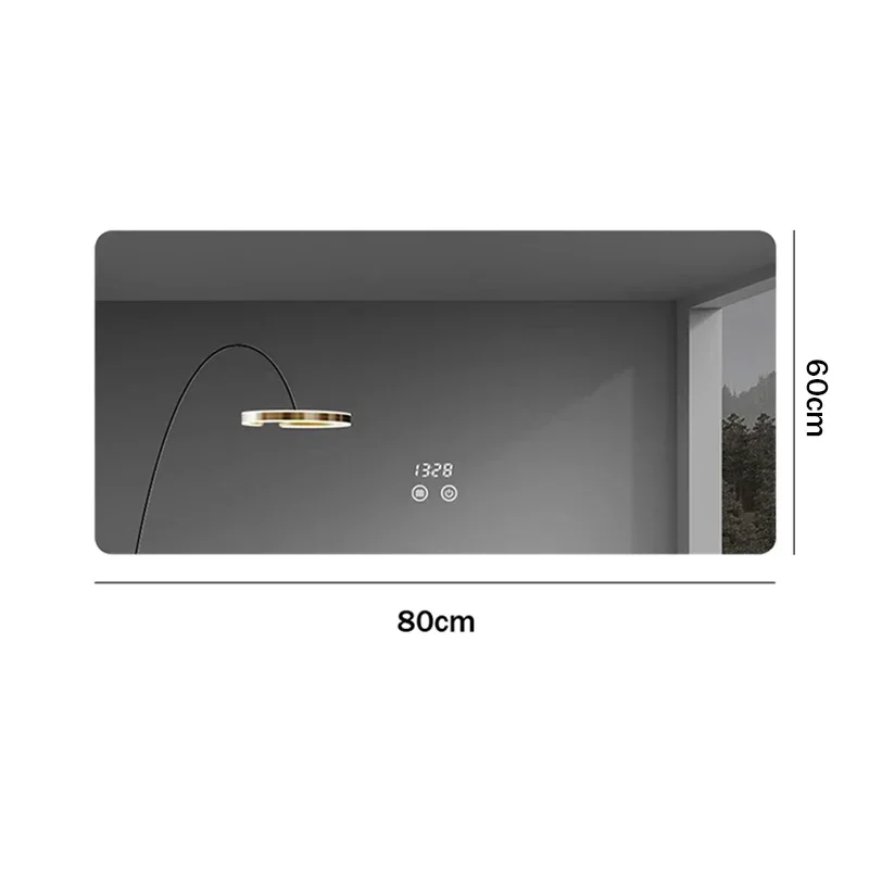 Nordic Smart Bathroom Cabinets Simple Shelves Storage Vanity Bathroom Mirror Cabinet Dresser Home Furniture Armario Bano FYBC