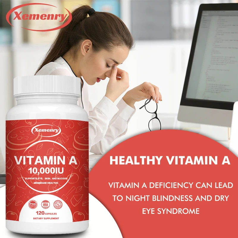 

Premium Vitamin A 10,000 IU Supports Healthy Vision and Immune System As Well As Healthy Growth and Regeneration Non-GMO Formula