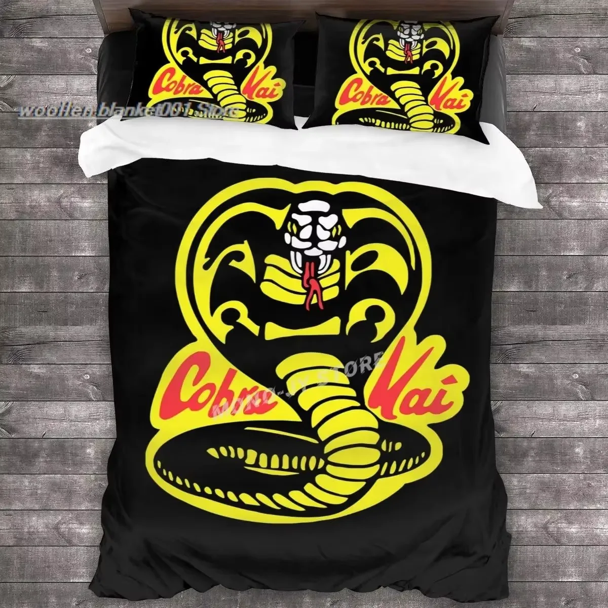 Cobra Kai Bedding Set Duvet Cover Pillowcases Comforter Bedding Sets 3