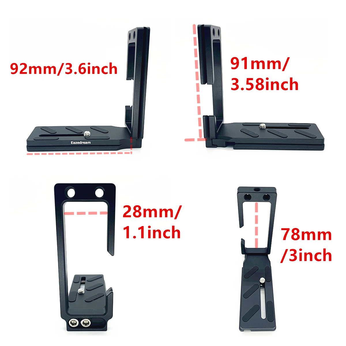 Z50II Cable Lock Tripod Quick L Plate Holder only for Nikon Z50 II - Main Image