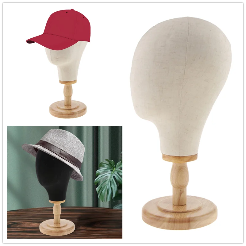 

Training Mannequin Head Canvas Block Head Display Styling Mannequin Manikin Head WigTripod Stand Free Get T Pins Wig Install Kit
