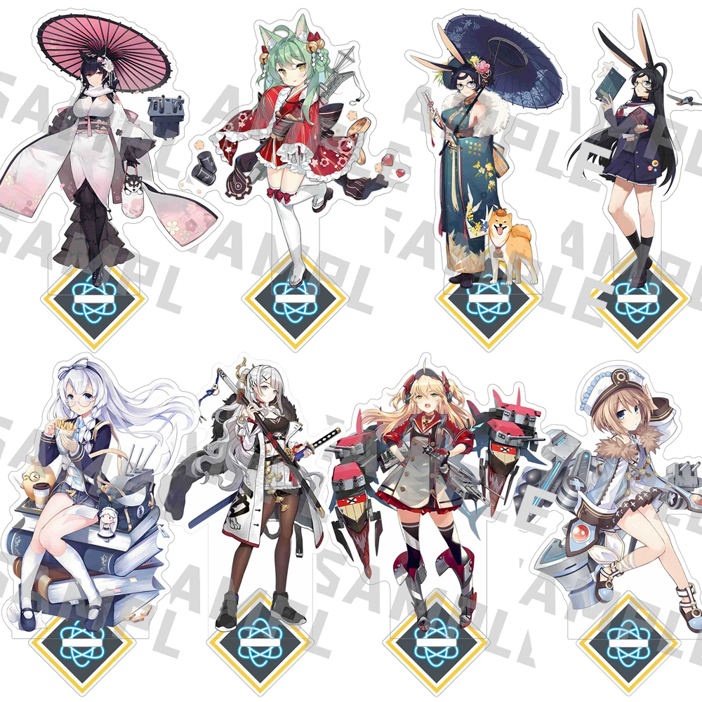 

Anime Azur Lane Acrylic Stand Model Figures USS St Louis Laffey HMS Unicorn IJN Atago Cosplay Model Desk Decor Props Fans Gifts