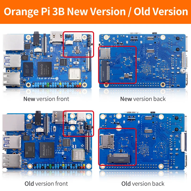 New / Old Orange Pi 3B Case Metal Shell with Fan Optional Antenna Aluminum Heati