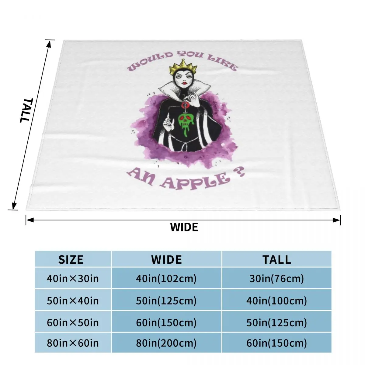 Evil Queen Throw ���, �� ���� ���, �ʴ��� ������ ���