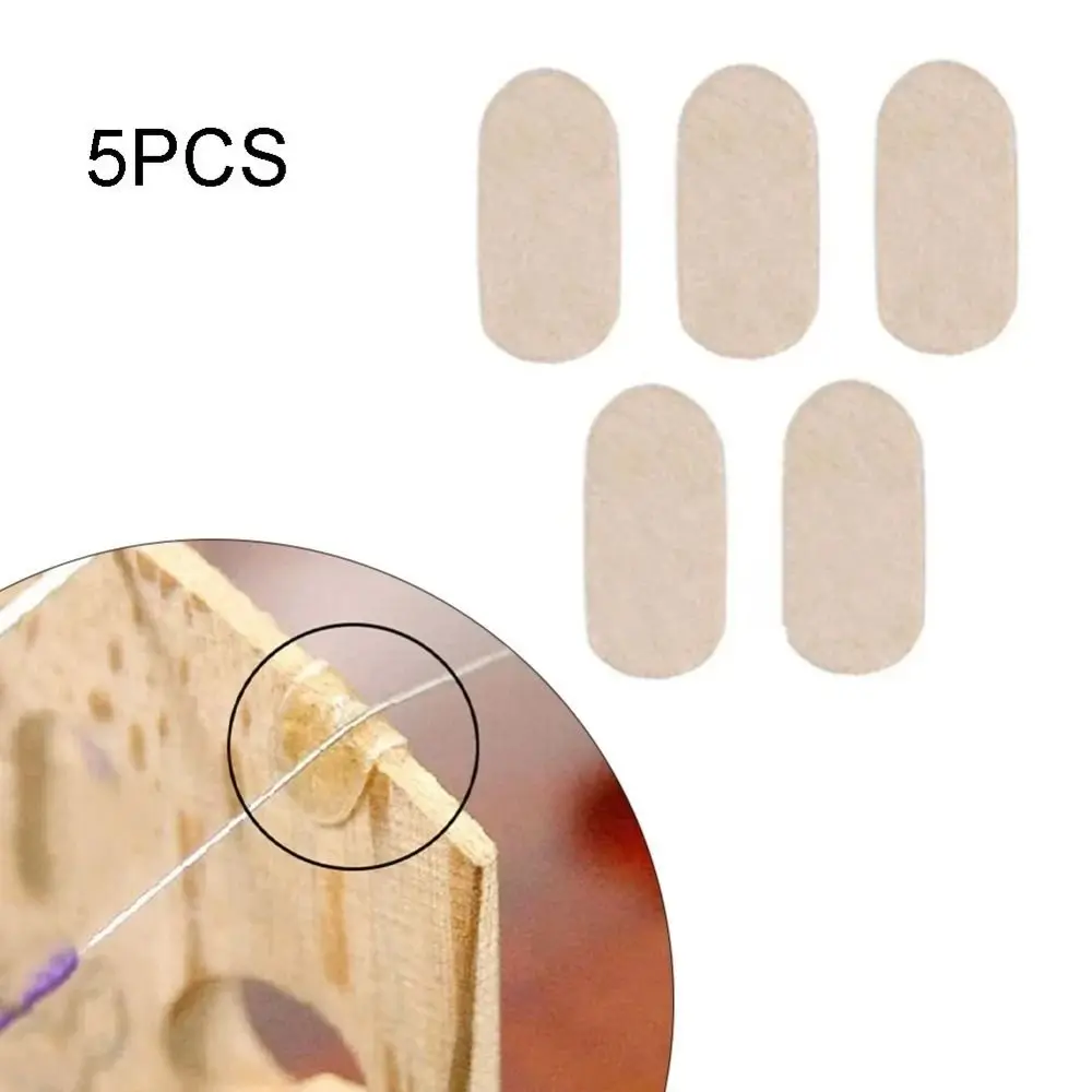 New 5/10Pcs Cello Bridge Parchment Protect E String String Protectors Parchment Instruments Parts Sheepskin Protection Pad Cello