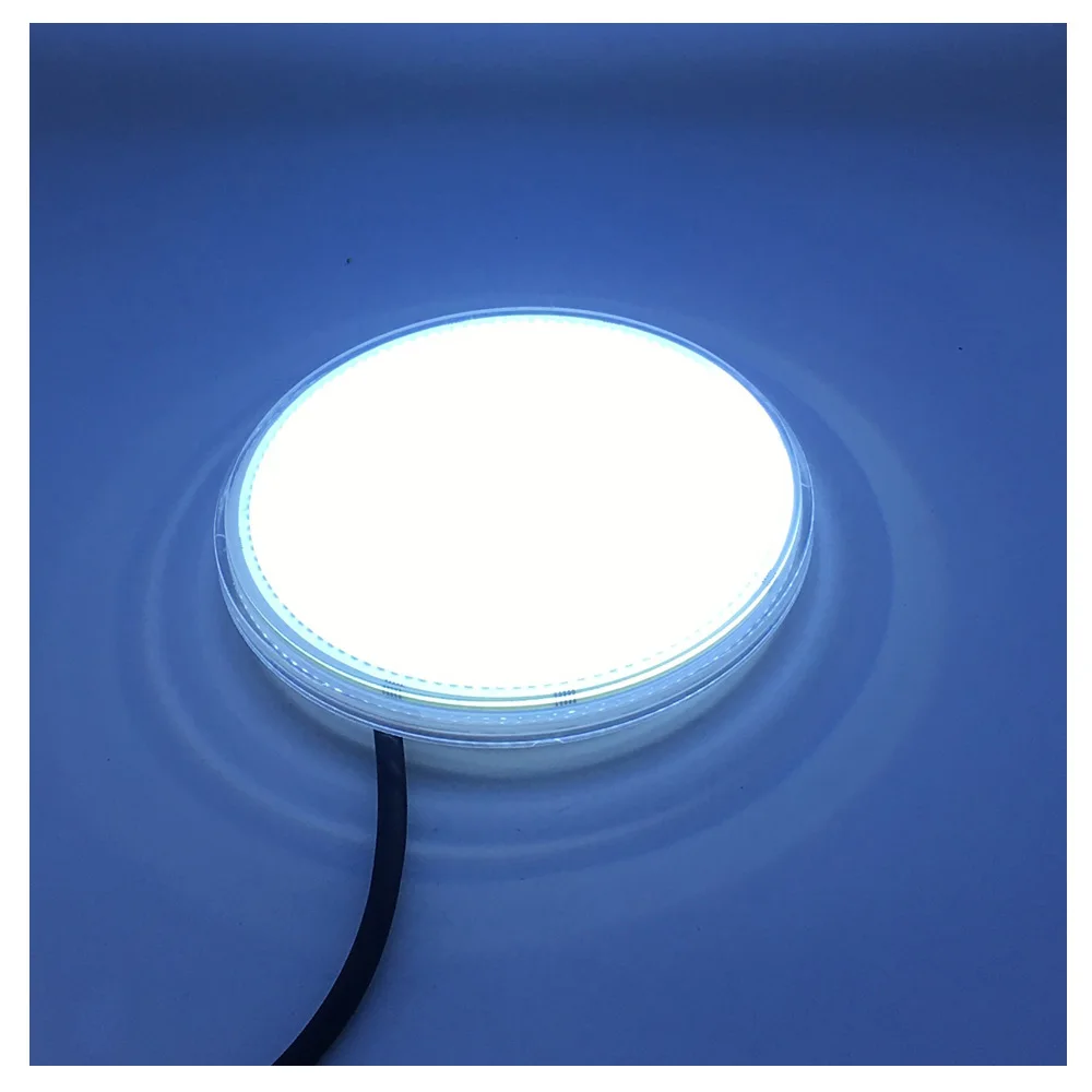 Resin Filled PAR56 RGB LED Light 18W 24W 30W 35W 42W DC12V Pool Piscina 12V Plastic Warm White Blue Pure White