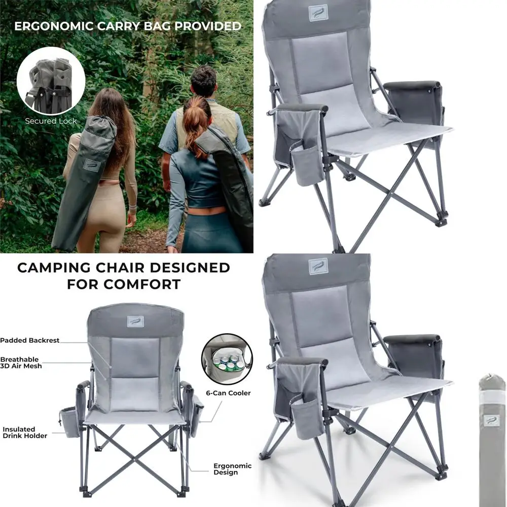 Cushioned Folding Camping Chair 1