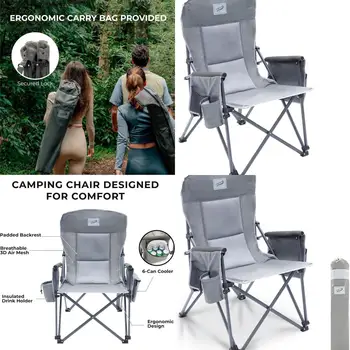 Cushioned Folding Camping Chair 1