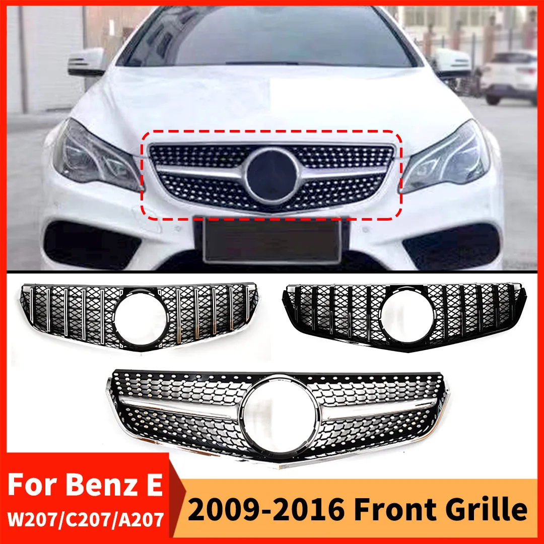 

Sport Front Radiator Grid Bumper Grille Grill For Mercedes Benz W207 C207 A207 E Coupe 2009-2016 E200 E260 E320 E350 E400 E500