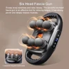 Muscle Massager Six-headed Back Waist Massage Gun