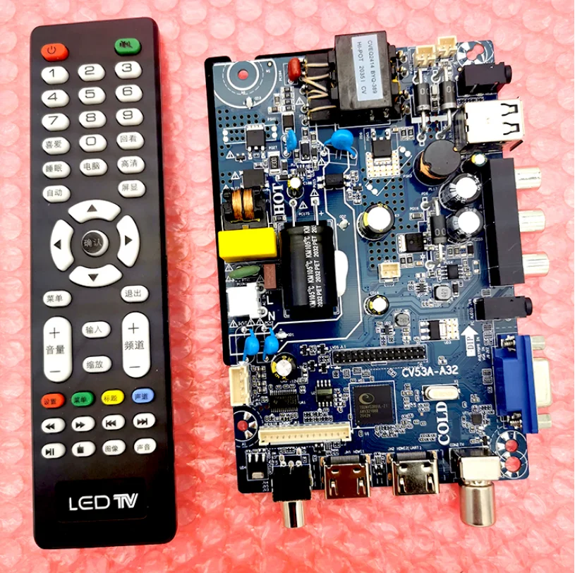 LCD TV Motherboard 32-inch CV53A-A32 TP.SK108.PB818 LCD Driver Board Universal