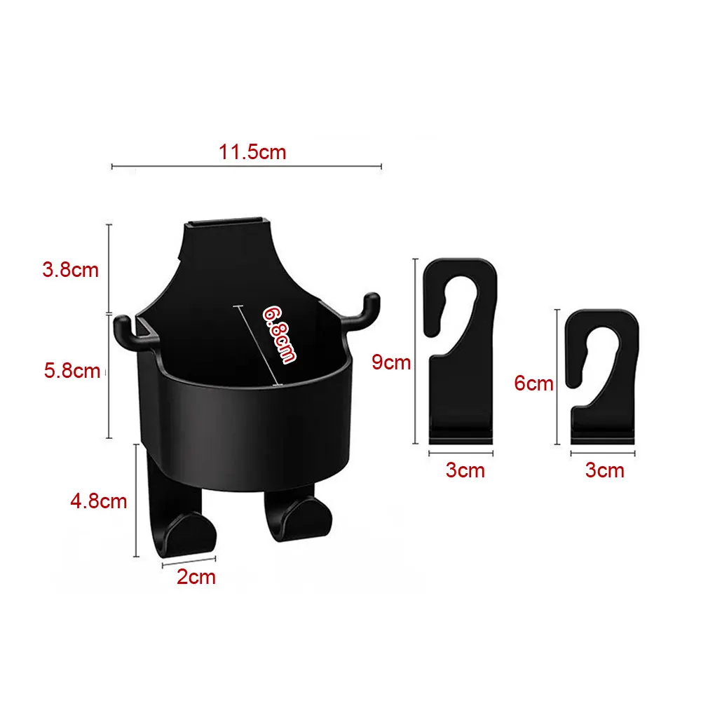 1Set Car Headrest Back Seat Hook Hanger Clips Vehicle Storage Organizer Holder for Handbags Rack Hook Car Interior Accessories