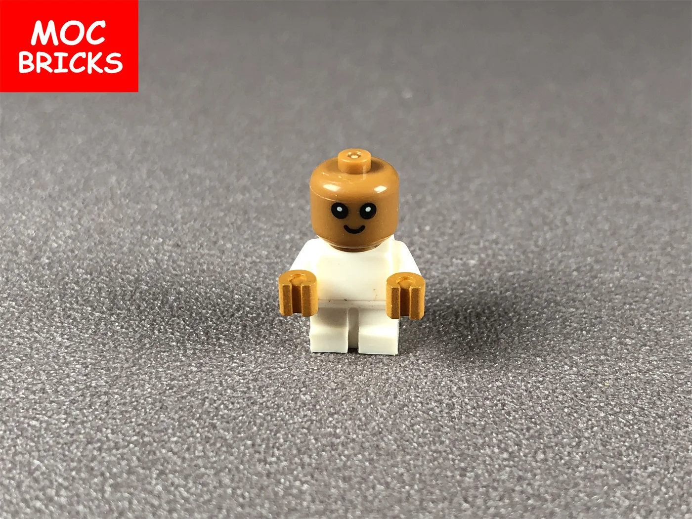 MOC Bricks DIY Baby Infant White Body With Yellow Hands Fit With cty668 Building Blocks Dolls Toys 1pcs/lot For Children Gifts building blocks,construction blocks,anime block toys