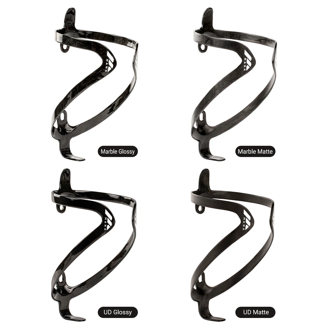 MANA UltraLight &asymp;13g Bicycle Bottle Cage Full Carbon Fibre Aluminium Alloy screws Road/MTB/Gravel bicycle water bottle cage bicycle bottle holder water bottle holder bicycle bottle cage screws