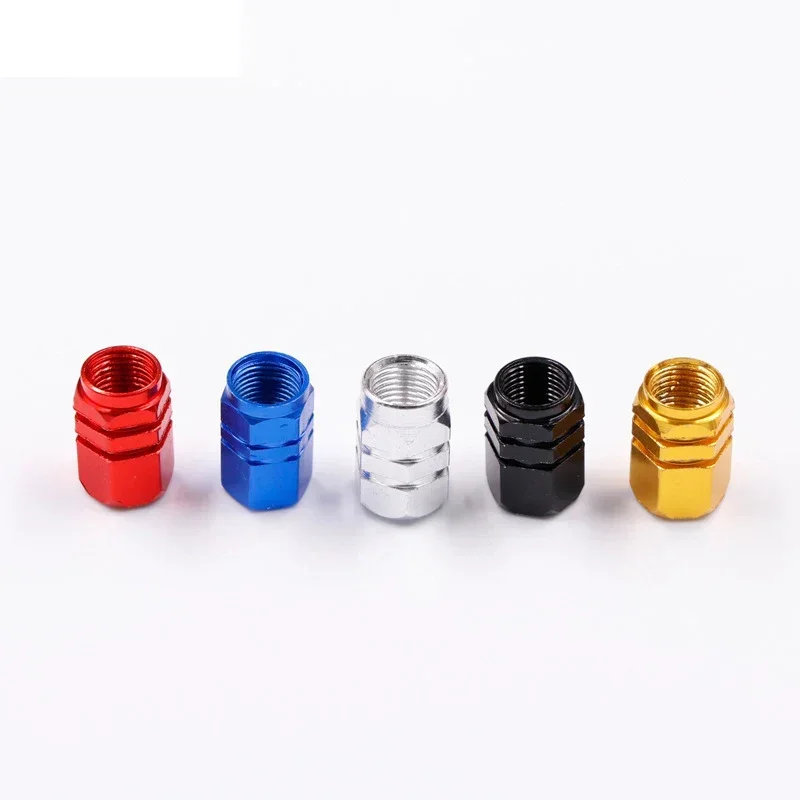 4/10Pcs Car Wheel Tire Valve Stems Caps Aluminum Tyre Rim Stem Covers Airdust Waterproof 1