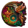 Jigsaw PuzzleHummingbird Disc Wooden Colorful, Alien Shape Animal Jigsaw Puzzle Adult Stress Relief Super Difficult EducationaL 2