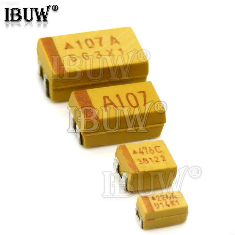 A B C D Type Tantalum Capacitor 10PCS 100UF 150UF 220UF 330UF 470UF 680UF 6V 6.3V 10V 16V 25V 35V 50V 4.7/6.8/10/15/22/33/47UF tantalum capacitor