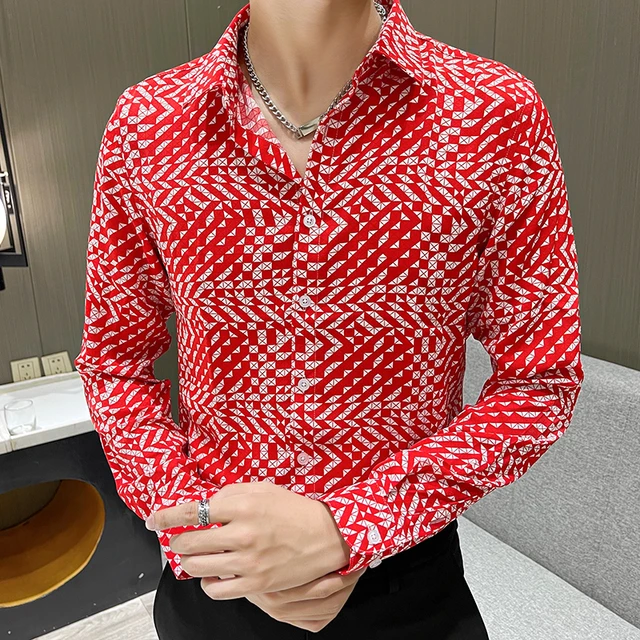 Camisas a cuadros de manga larga para hombre, camisas informales ajustadas  de alta calidad, camisas de vestir formales de negocios, blusa de esmoquin  para fiesta Social, M-4XL - AliExpress