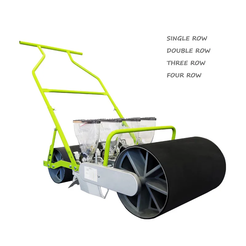 Multiple Rows Multi-Function Hand-Push Seeder Carrots Spinach Seed Vegetable Planter Film-Pressing Machine Seed Planting Tool