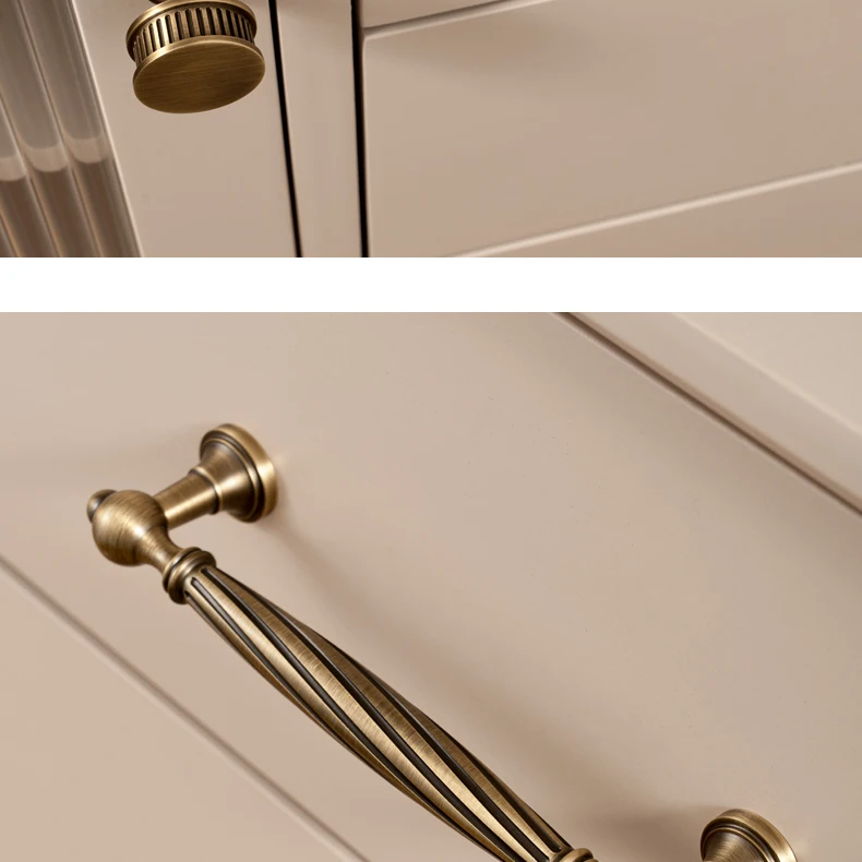 solid brass wardrobe drawer knob antique brass