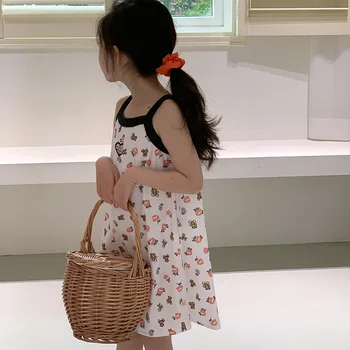 ملابس نوم قطنية برسومات كرتونية للأطفال البنات 12