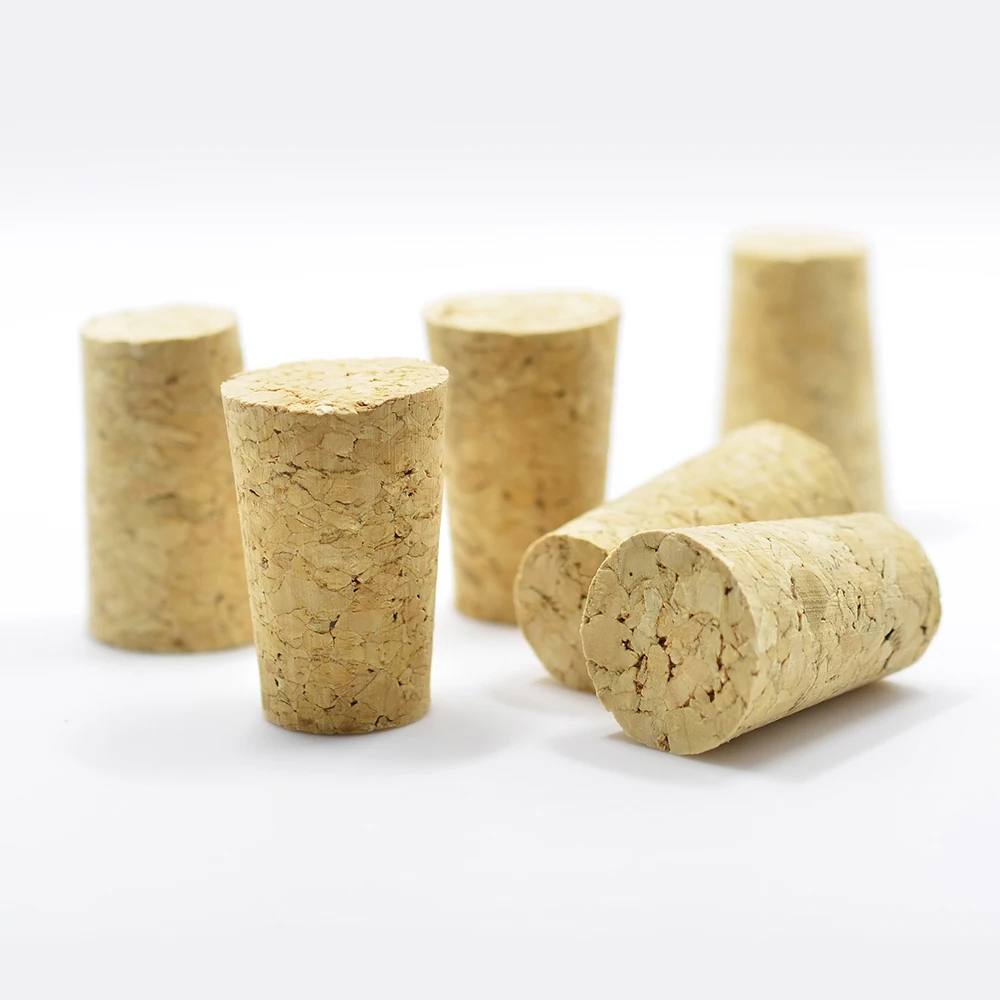 

Natural Wood Corks Wine Stopper Wood Bottle Stopper Cone Type Wine Bottle Corks Plug Sealing Cap Beer Bottle Corks
