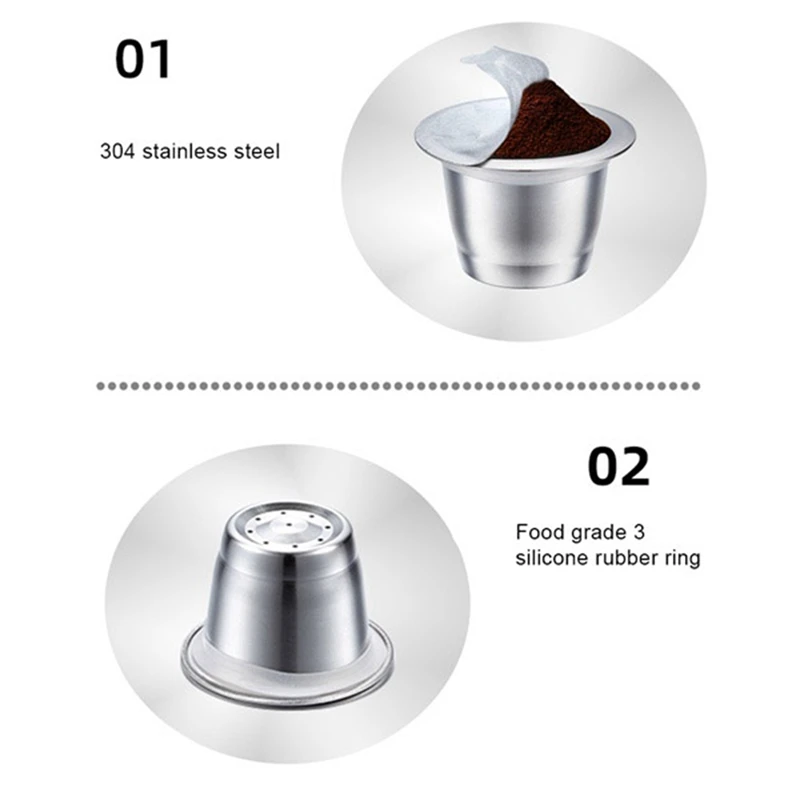 200Pcs Adhesive Aluminum Foil Lids Seals For Nespresso Coffee Pod