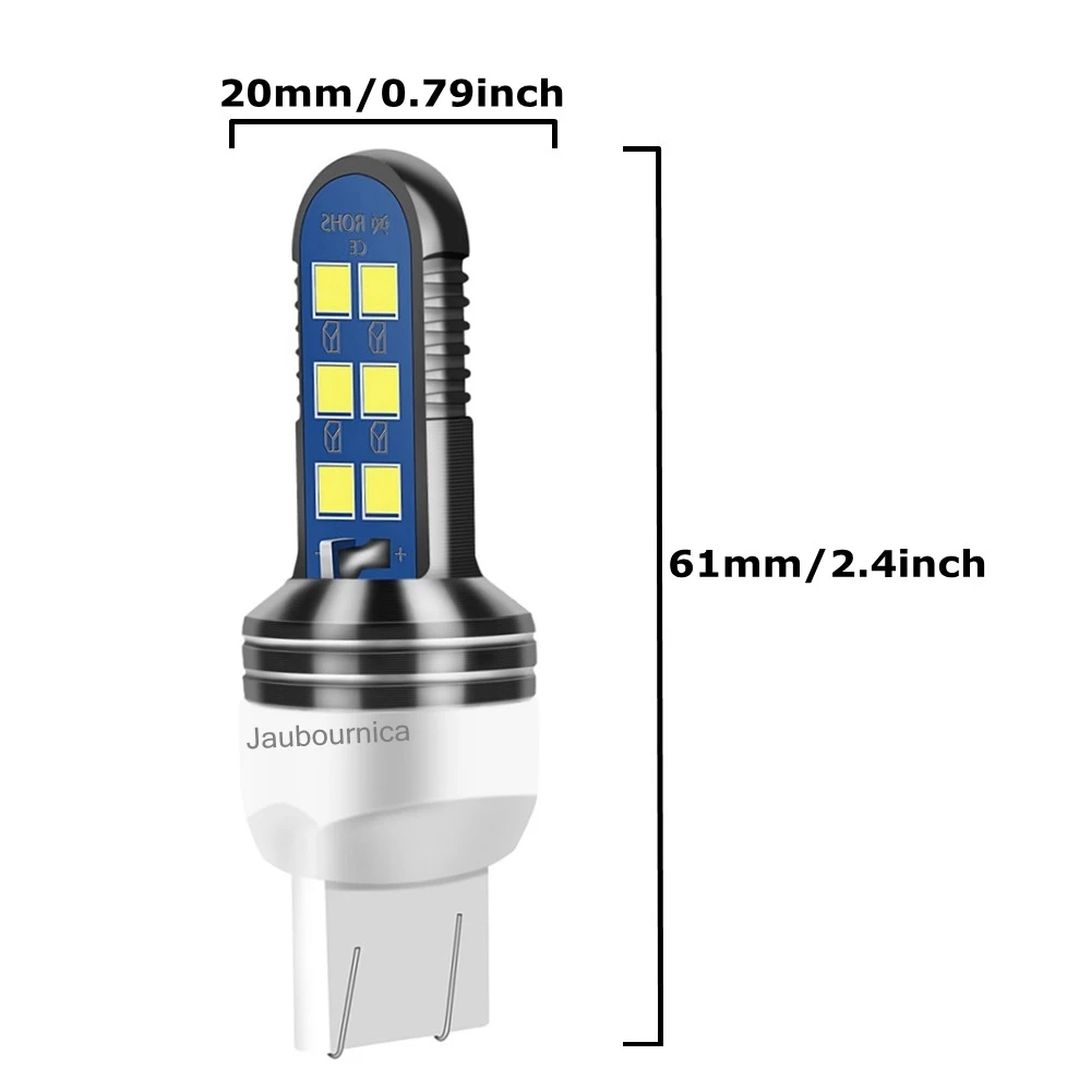 2PCS ο T20 7443 W21/5W 7440 W21W   LED ڵ 극ũ     ڵ    ȣ 12V 24V