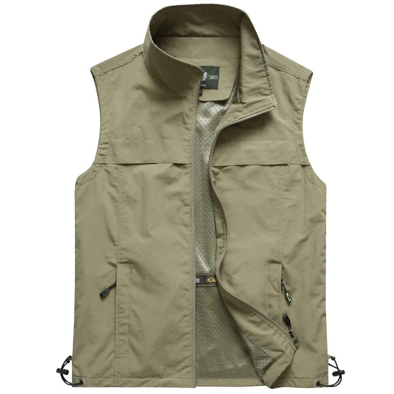 

Tactical Vest Summer Jackets For Men Photographer Mountaineering Hiking Sleeveless Men's Work Vest Camping Hunting Fishing Vest