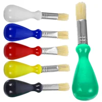 6 Pcs Paint Brush Painting Brush Plastic Set for Ergonomic Convenient Artist Tools Child Professional Watercolor 1