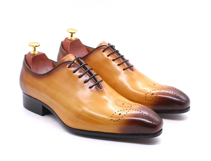 thumbnail image 1 of Zapatos recién llegados, trajes de negocios para hombres, zapatos de cuero de estilo británico, zapatos de vestir hechos a mano para hombres, zapatos de boda transpirables, talla Eur 38-47, 1 of 5