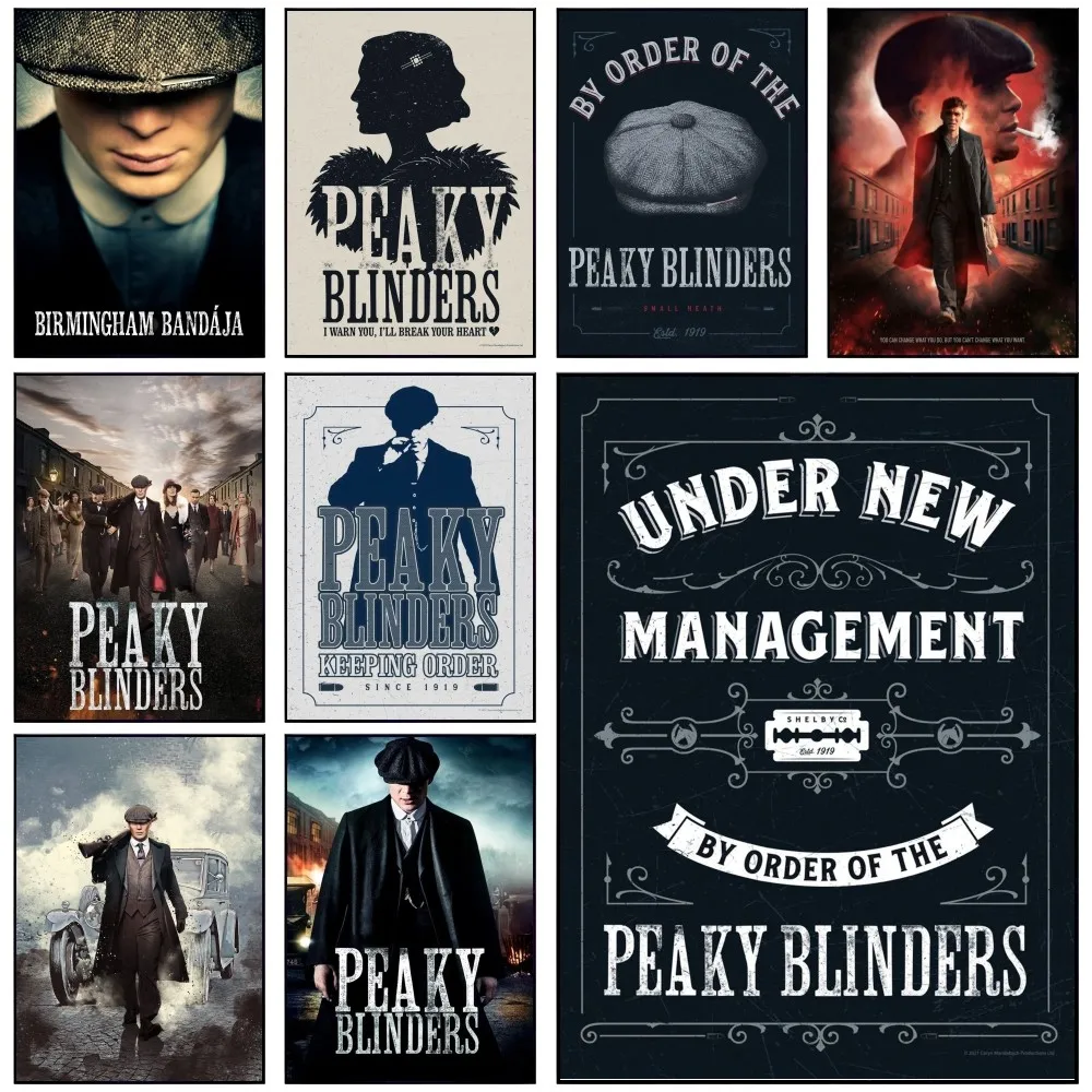 Peaky Blinders Poster Paper Print Home Bedroom Entrance Bar Cafe Art Painting Decoration poster prints
