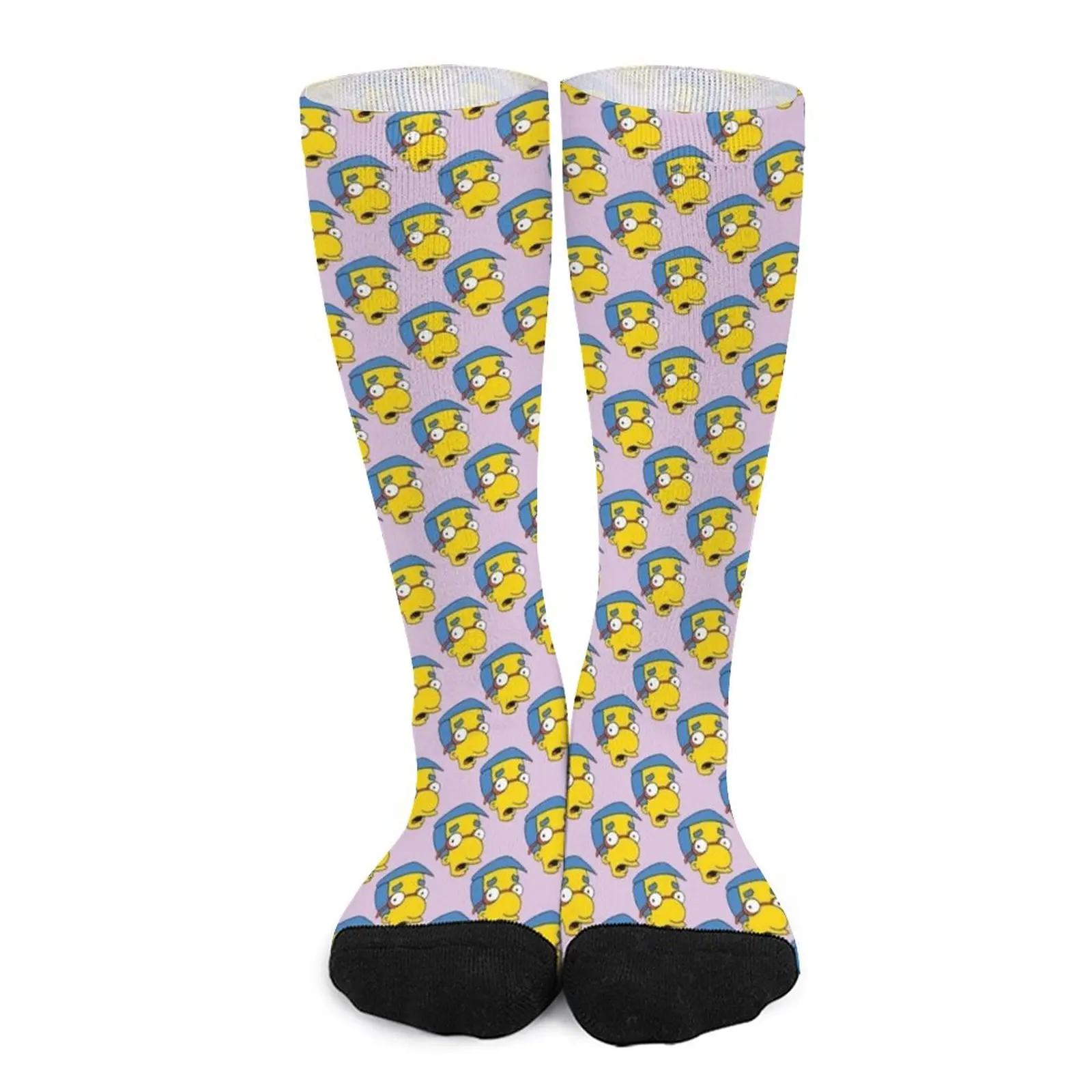 Milhouse On Pink Socks Funny socks heated socks 3 7v heated socks