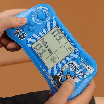 Giocatori di giochi portatili classici a grande schermo da 3,5 pollici per console di gioco Tetris retrò Giocattoli per bambini Macchina puzzle Regalo tascabile 1