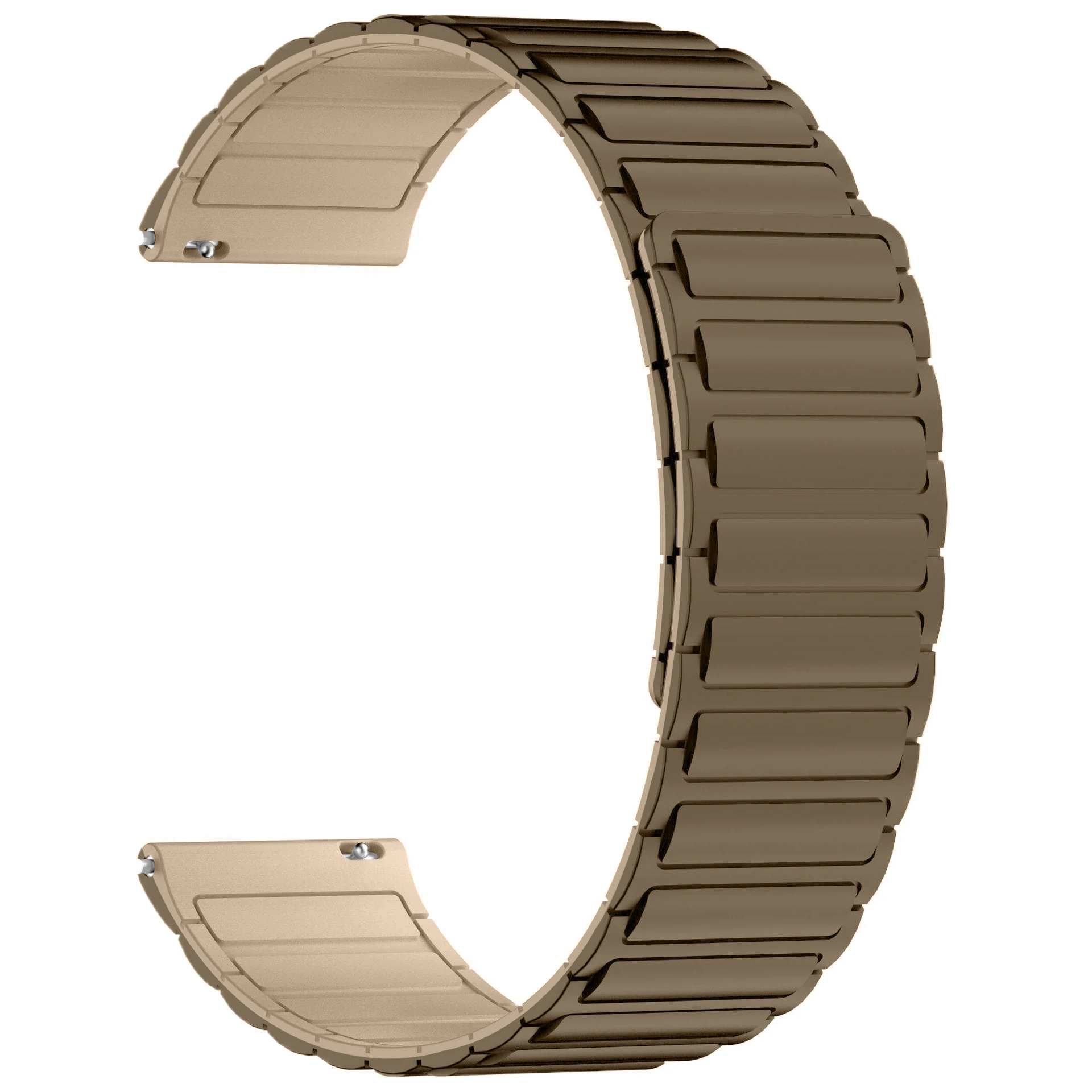 Magnetic Silicone Strap Bracelet - 20mm/22mm, Universal Fit