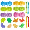 3D Animal Play Dough Tools Kids Toddler DIY Art Craft Toys Cartoon Lion Monkey Bear Plasticine Molds Clay Playdough Accessories 1