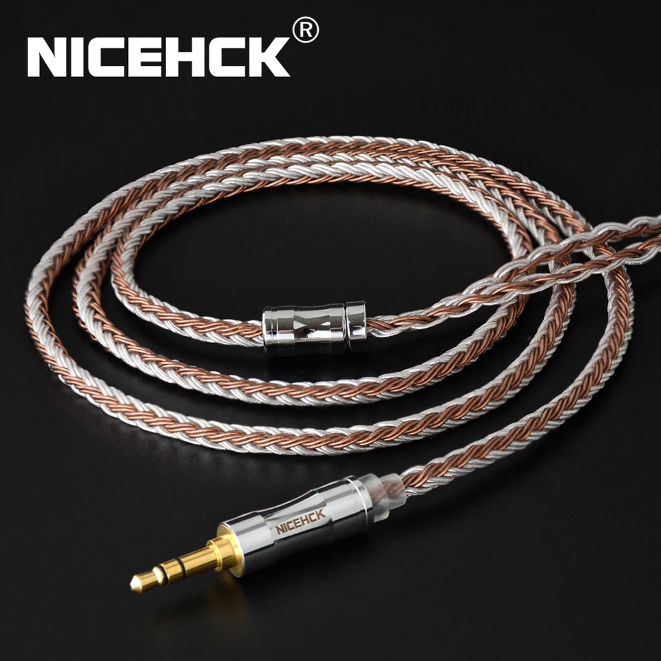 超希少!16芯 最高銀メッキOCC リケーブル 2pin/3.5mm標準プラグ 超希少 16芯 最高銀メッキOFC リケーブル mmcx/4 4mmバランス