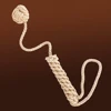 43.5CM Hemp Rope Bull Whip Cow Hide Horse whip for Horse Training Crop Whip 1