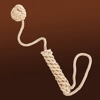 43.5CM Hemp Rope Bull Whip Cow Hide Horse whip for Horse Training Crop Whip 1