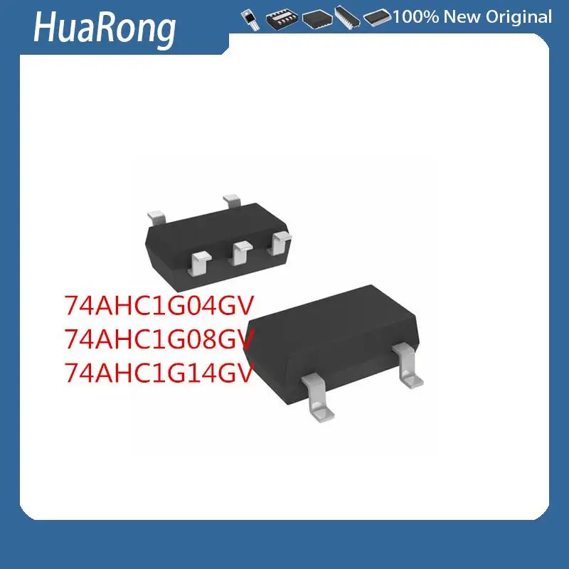 

50Pcs/Lot 74AHC1G04GV A04 74AHC1G08GV A08 74AHC1G14GV A14 SOT-23-5