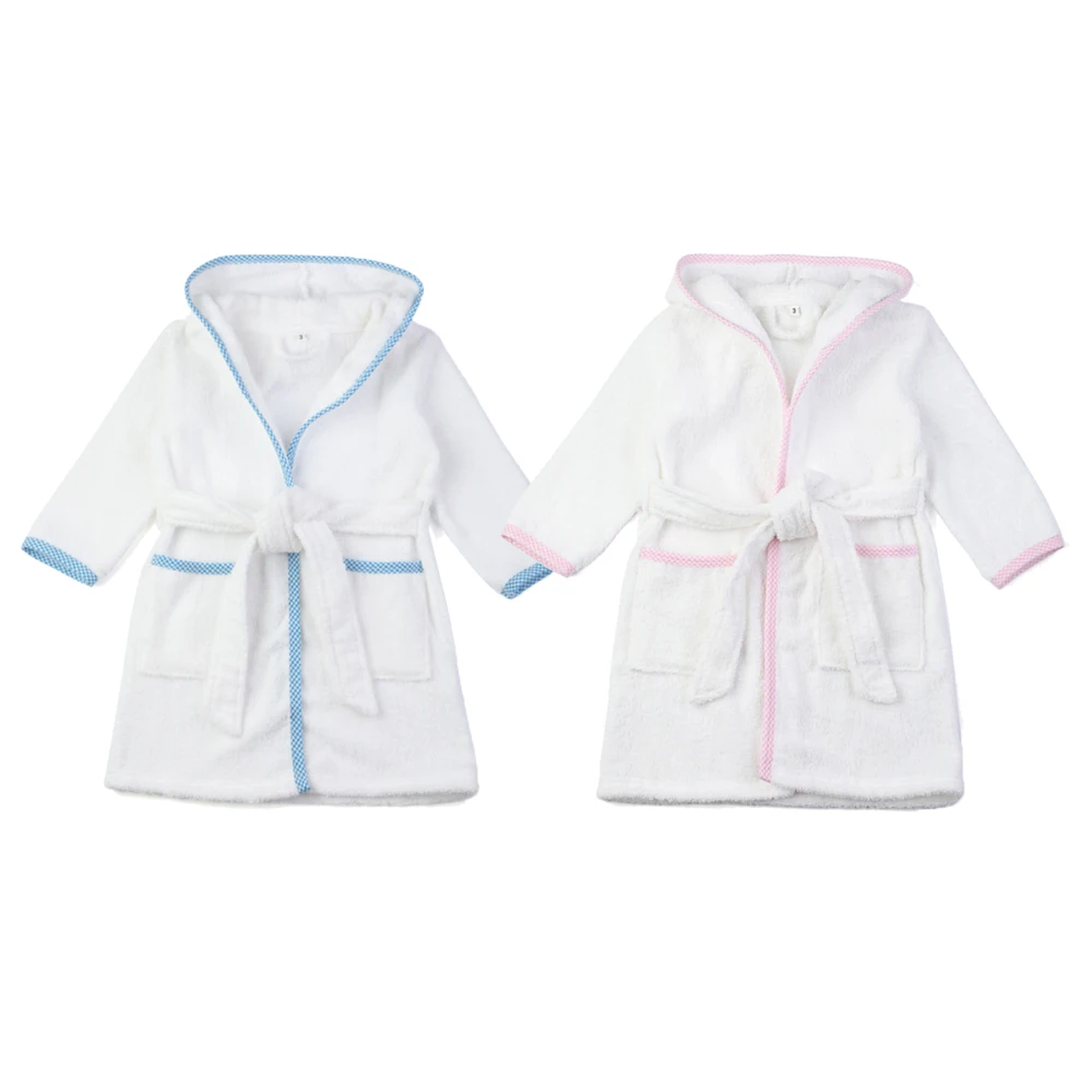 Wholesale Baby Bathrobe Kids Toweling Terry Boy&Girls Hooded Robe